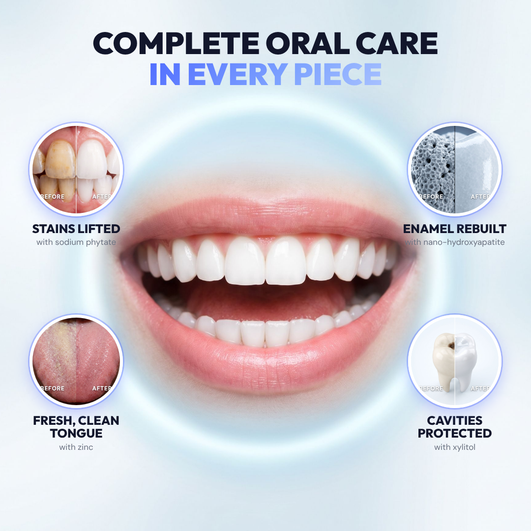 Complete oral care in every piece