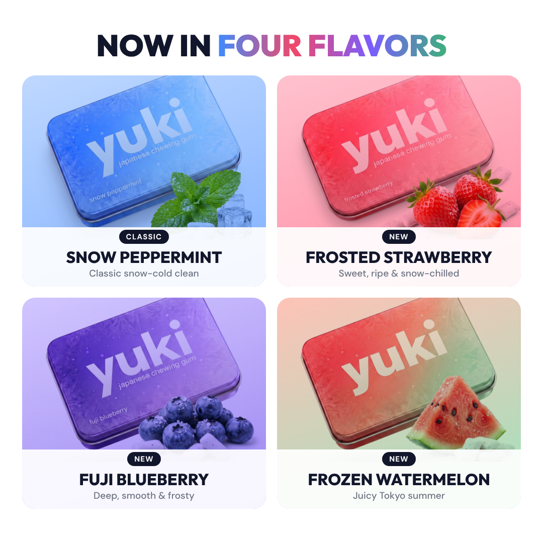 Now in four flavors
